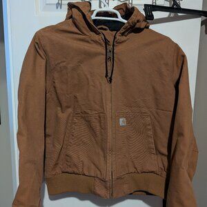 Carhartt Brown Tan Zip Up Jacket 104053-BRN Women’s 2XL XXL Thinsulate Quilted